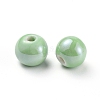 Glazed Porcelain Beads PORC-D001-10mm-09-2