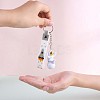 3Pcs Astronaut Keychain Cute Space Keychain for Backpack Wallet Car Keychain Decoration Children's Space Party Favors JX317A-7