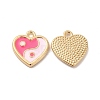 Alloy Enamel Charms ENAM-M053-06G-1