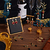 DIY Red Gothic Rose Flower Alloy Earring Making Kit DIY-SC0024-35-4