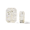 Transparent Spray Painted Glass Beads GLAA-I050-08-4