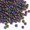 Plated Glass Seed Beads SEED-Q025-1.5mm-B06-2