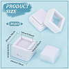 Square Plastic Loose Diamond Storage Boxes CON-WH0095-49A-2