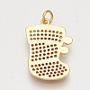 Brass Cubic Zirconia Pendants & Stud Earrings & Adjustable Rings Jewelry Sets SJEW-S043-08-7