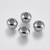 304 Stainless Steel Beads X-STAS-F139-062P-8mm-1