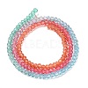 Transparent Painted Glass Beads Strands DGLA-A034-T2mm-A11-5