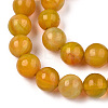 Glass Round Beads Strands GLAA-M044-01K-3