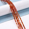Natural Red Agate Beads Strands G-M389-01-4
