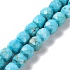Natural Howlite Beads Strands G-G001-B03-05-1