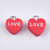 Handmade Polymer Clay Charms LS-CLAY-S091-92-1