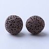 Unwaxed Natural Lava Rock Beads X-G-F325-16mm-M-3