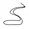304 Stainless Steel Curb Chain Necklace for Men Women NJEW-K245-015B-1