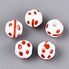 Handmade Porcelain Beads PORC-N012-12B-1