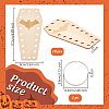 10Pcs Wood Cross Stitch Thread Bobbins WOOD-OC0003-91-2