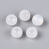 Natural White Agate European Beads G-Q602-09A-02-1