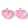 Transparent Resin Pendants RESI-R429-30C-1