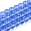 Transparent Glass Beads Strands GLAA-T032-T8mm-04-1