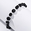 Natural Obsidian Beaded Bracelets for Women G-P563-07P-14-1
