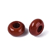 Natural Red Jasper European Beads G-Q602-04F-2
