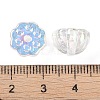 UV Plating Transprent Acrylic Beads OACR-S145-12-4