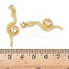 Brass Micro Pave Cubic Zirconia Pendants KK-L243-29G-08-3