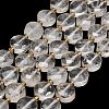 Natural Quartz Crystal Beads Strands G-B094-A37-01-2