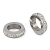 304 Stainless Steel European Beads STAS-Z090-03P-01-1