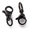 304 Stainless Steel Lobster Claw Clasps Ion Plating(IP) STAS-G240-01A-EB-3