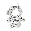 Non-Tarnish 304 Stainless Steel Pendants STAS-C097-69P-1