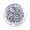 Plated Glass Seed Beads SEED-S016-02-2