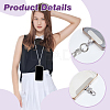 2Sets 2 Styles Alloy Mobile Phone Straps AJEW-NB0009-04A-3