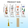 Globleland 1 Set Christmas & Halloween Theme Acrylic Bookmarks DIY-GL0004-42A-3