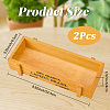 2Pcs Wooden Coffee Bean Storage Boxes CON-CL0001-06-2