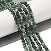 Natural Green Spot Jasper Beads Strands G-H087-C01-01-2