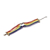 Rainbow Pride Bracelet BJEW-F424-02-2