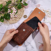 Rectangle Cowhide Mobile Phone Waist Belt Pouches AJEW-WH0596-953B-3