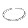 304 Stainless Steel Cuff Bangles for Women BJEW-H635-01P-2