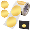 Paper Self-Adhesive Serrated Edge Awards Blank Stickers DIY-WH0504-151E-1
