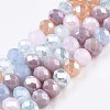 Glass Beads Strands GLAA-T006-16F-1