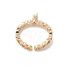 Heart Brass Cuff Ring Setting KK-A244-02C-G-3