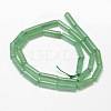 Natural Green Aventurine Column Beads Strands G-F247-06A-2