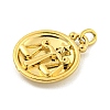 304 Stainless Steel Pendants Rhinestone Settings LS-STAS-O009-01G-G-2