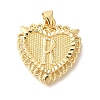 Rack Plating Brass Pendants KK-I722-09G-R-1