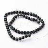Frosted Round Natural Kambaba Jasper Bead Strands G-J346-30-6mm-2