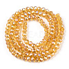Electroplate Glass Beads Strands EGLA-R048-3mm-35-2