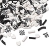 Handmade Polymer Clay Cabochons & ABS Imitation Pearl Beads PY-CBA6E6D-01-2