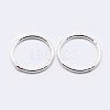 925 Sterling Silver Soldered Closed Jump Rings STER-F036-03S-0.7x6-2