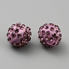 Handmade Polymer Clay Rhinestone Beads CLAY-WH0011-08N-2