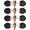 5 Pairs Resin Buttons BUTT-TA0001-48B-1