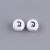 Opaque Acrylic Beads X-MACR-S273-23-2